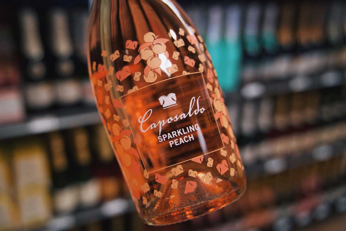 Product photo of Caposaldo Sparkling Peach wine 750 ml