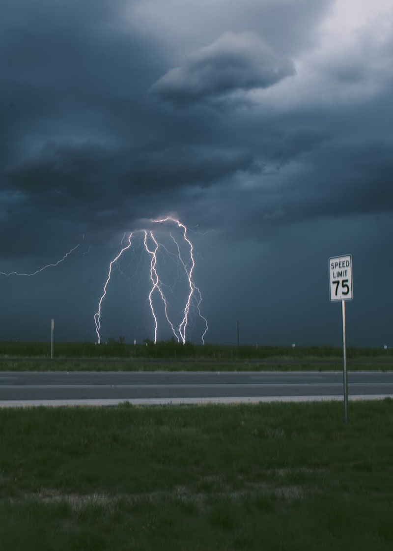 blog - lightning in the distance