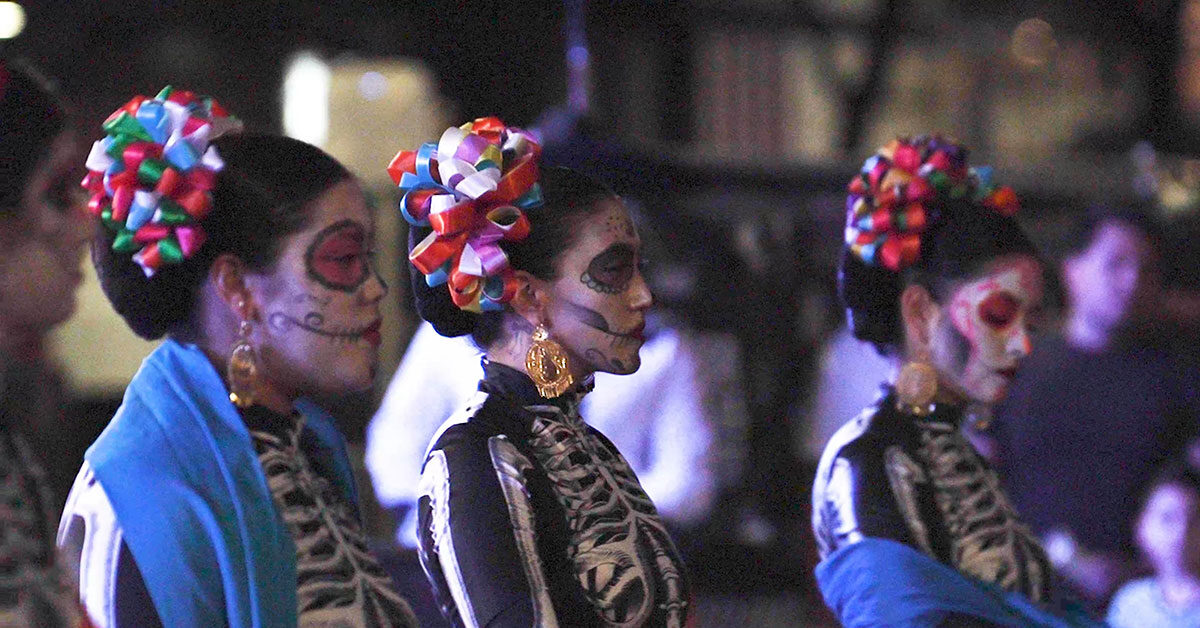 Celebrating-Dia-De-Los-Muertos-Odessa-Texas.mp4_snapshot_04.41 Celebrating Dia de Los Muertos in Odessa, Texas - photo of ballet folkloriko from UTPB