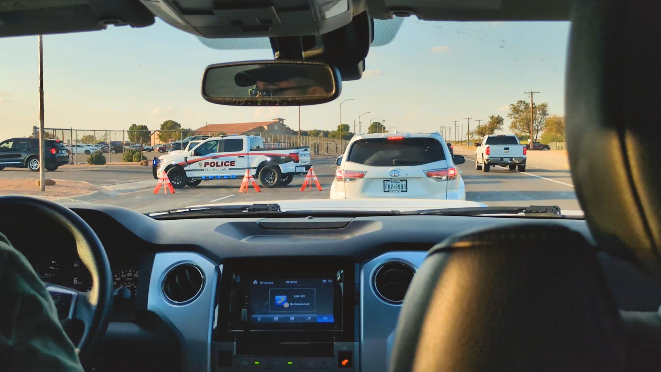 Friday-Night-Lights-Football-Odessa-High-versus-Permian-High-School.mp4_snapshot_00.29.071 Friday Night Lights - Traffic to Ratliff Stadium