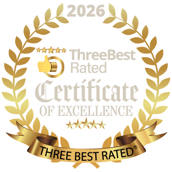 2026 Three Best Rated Certificate of Excellence